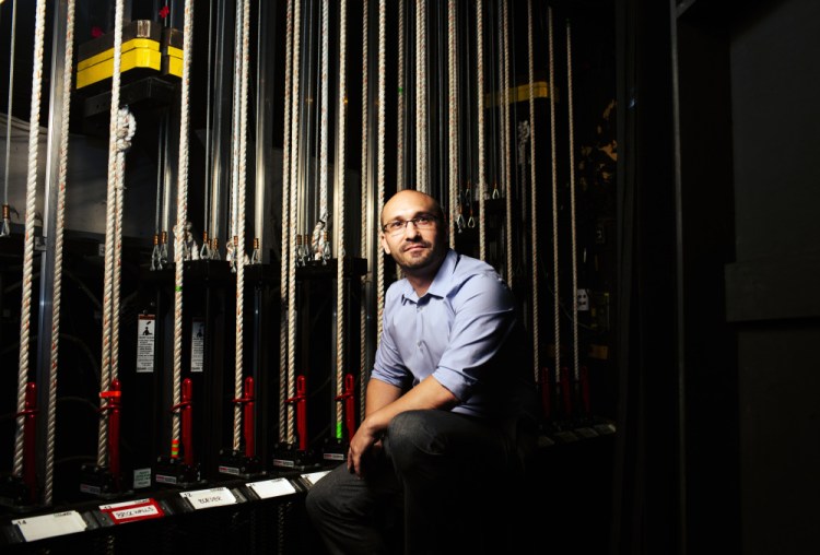 A 1991 graduate of South Portland High School, Brian Swasey returned to Maine this year to work at the Ogunquit Playhouse, which he described as “the top of the food chain as far as regional theater goes.”
Whitney Hayward/Staff Photographer