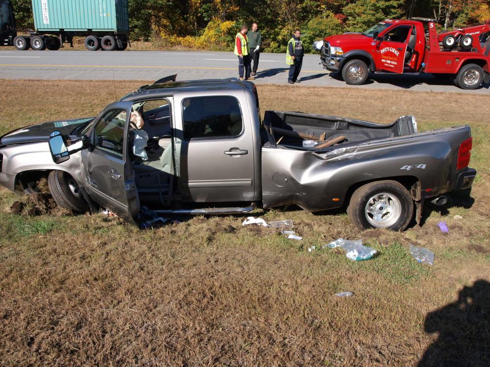 Dan Alexander and his wife, Sandra, were headed to Florida on Thursday when their truck, hauling a camper, crashed in New Hampshire. Dan, who appeared to have suffered a medical problem before the crash, died and his wife was injured.