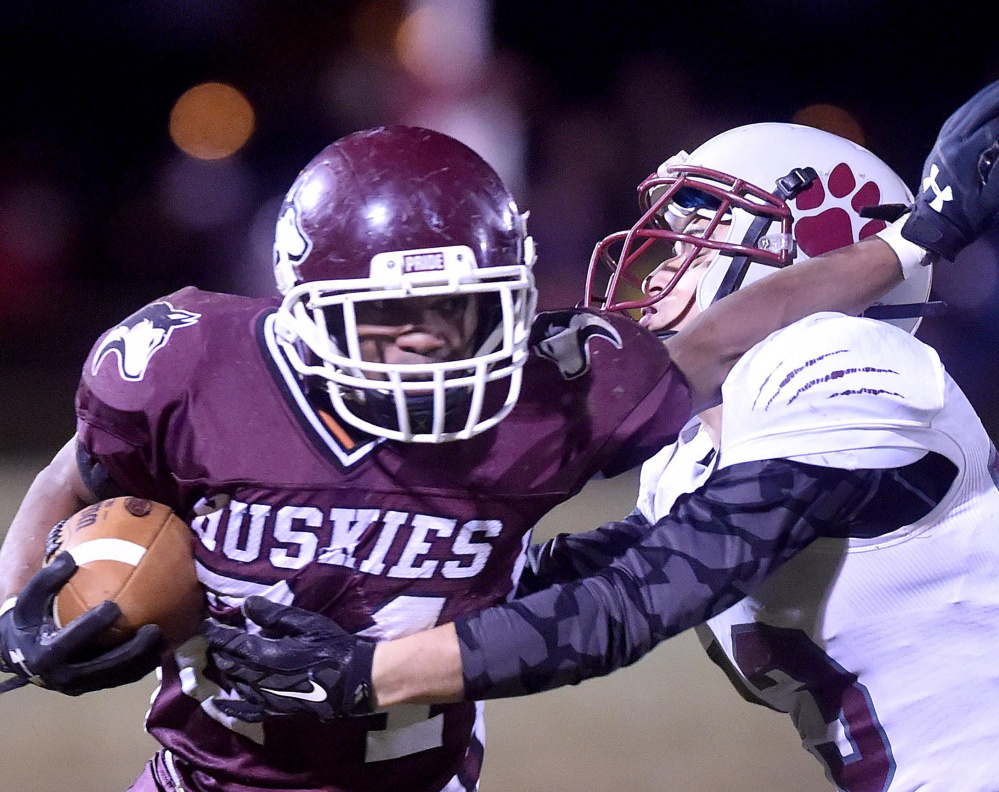 Willie Moss has been a primary ball-carrier for Maine Central Institute, which is out to show it’s not just unbeaten because of a weak schedule.