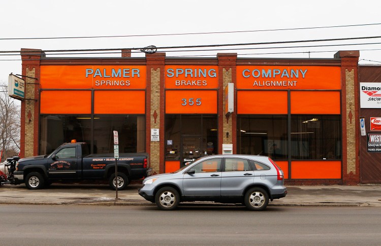 The building where Palmer Spring Co. has done business since 1932 would be demolished to make way for a new CVS store.
Joel Page/Staff Photographer