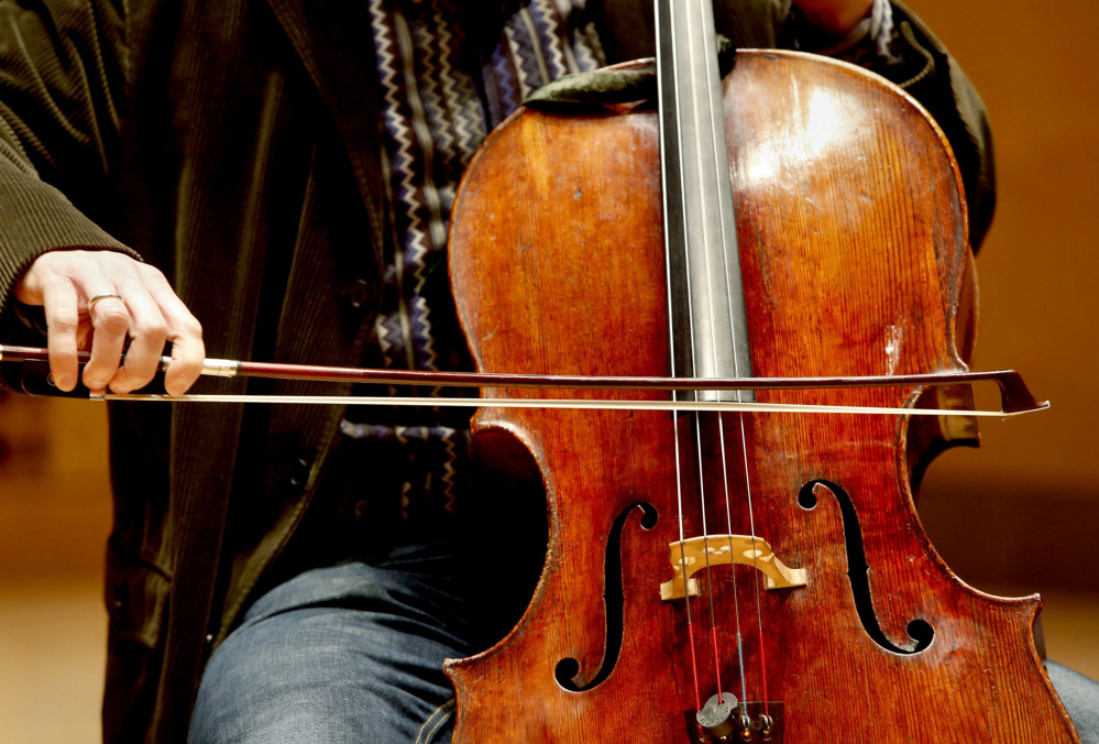 Prize-winning cellist David Ying performs at Bowdoin College in 2014. Ying will teach at this year’s Bowdoin International Music Festival, co-founded by Lewis Kaplan, who organized this summer’s Portland Bach Festival.