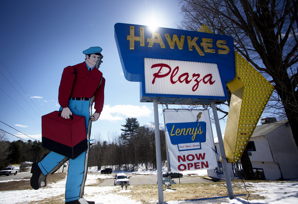 Lenny’s restaurant is named for musician Lenny Breau and located at the former Hawkes plaza.