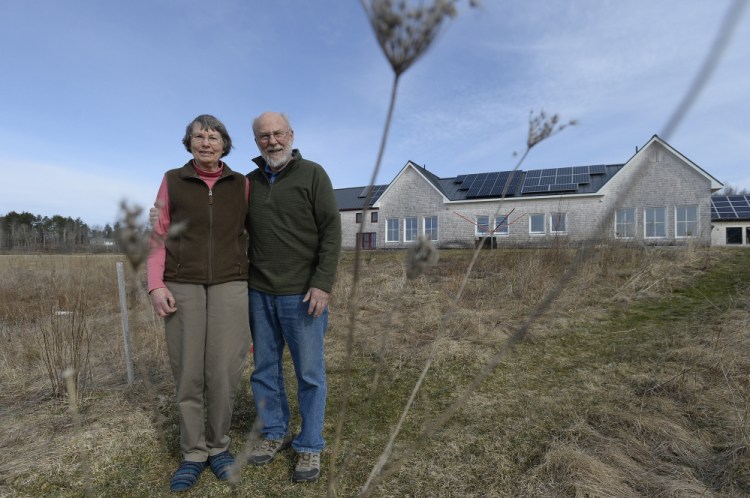 The Shannons lived off the grid for 22 years before "we realized by the time we turned 70 that (proximity to others) might not be a bad idea," Margie Shannon says.