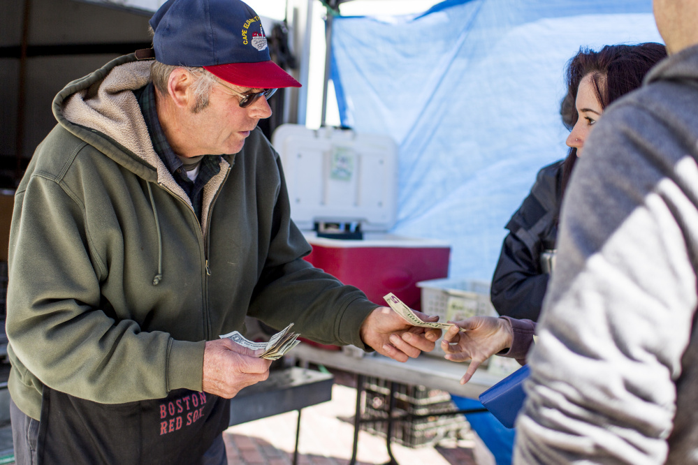 The federal food stamps program was designed to help farmers as much as people with low incomes.
Gabe Souza/Staff Photographer