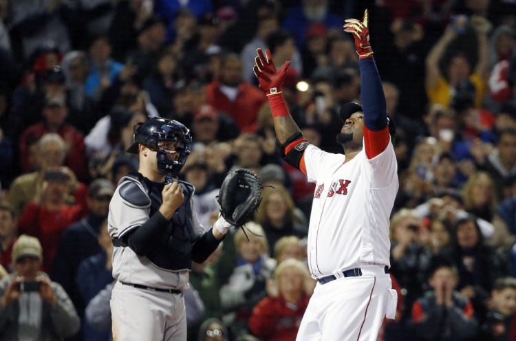 David Ortiz is 40 and playing his last season – and having the kind of start that any player of any age would love to have.
Associated Press