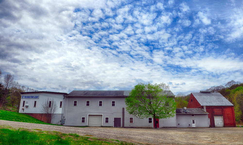 This Friday photo shows 463 Water St. in Gardiner, which is the site of a proposed distillery.