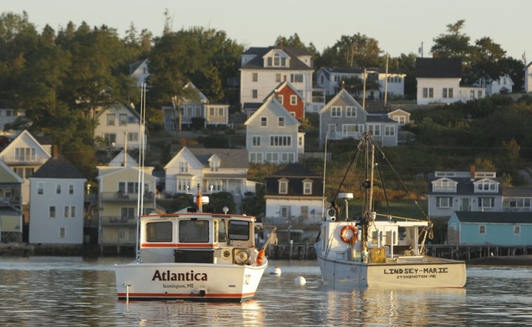 There is only one place in the state, in the waters of eastern Penobscot Bay off Stonington, above, Vinalhaven and Isle au Haut, where a resident who completes the training and safety classes can get a license to lobster without waiting for at least a decade.