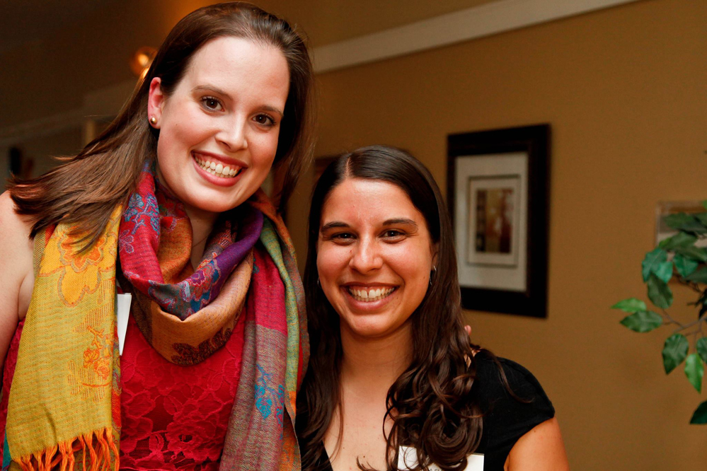 Julia Sleeper, right, and Kim Sullivan co-founded Tree Street Youth five years ago. Photo by Aimee Koch Grindon, Polychrome Collective. 