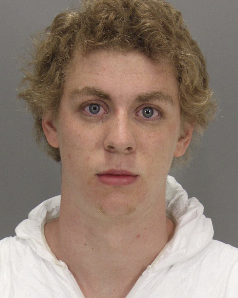 Brock Turner's January 2015 booking photo.