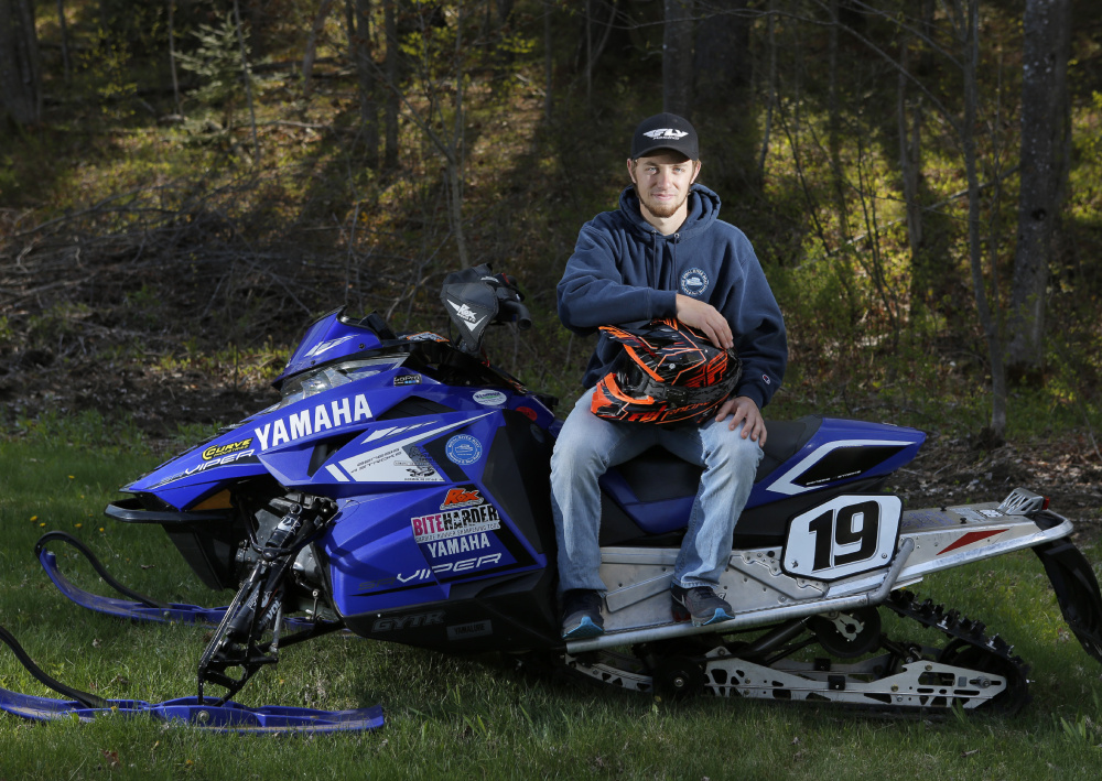 Ben Humphrey of Pownal usually goes about 60 mph across various terrain while competing in races.