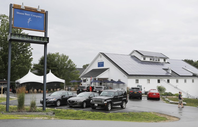 Maine Beer Co. started in Portland and moved to Freeport, above, in 2013. It has drawn national attention from beer aficionados, particularly for an India pale ale called Lunch.