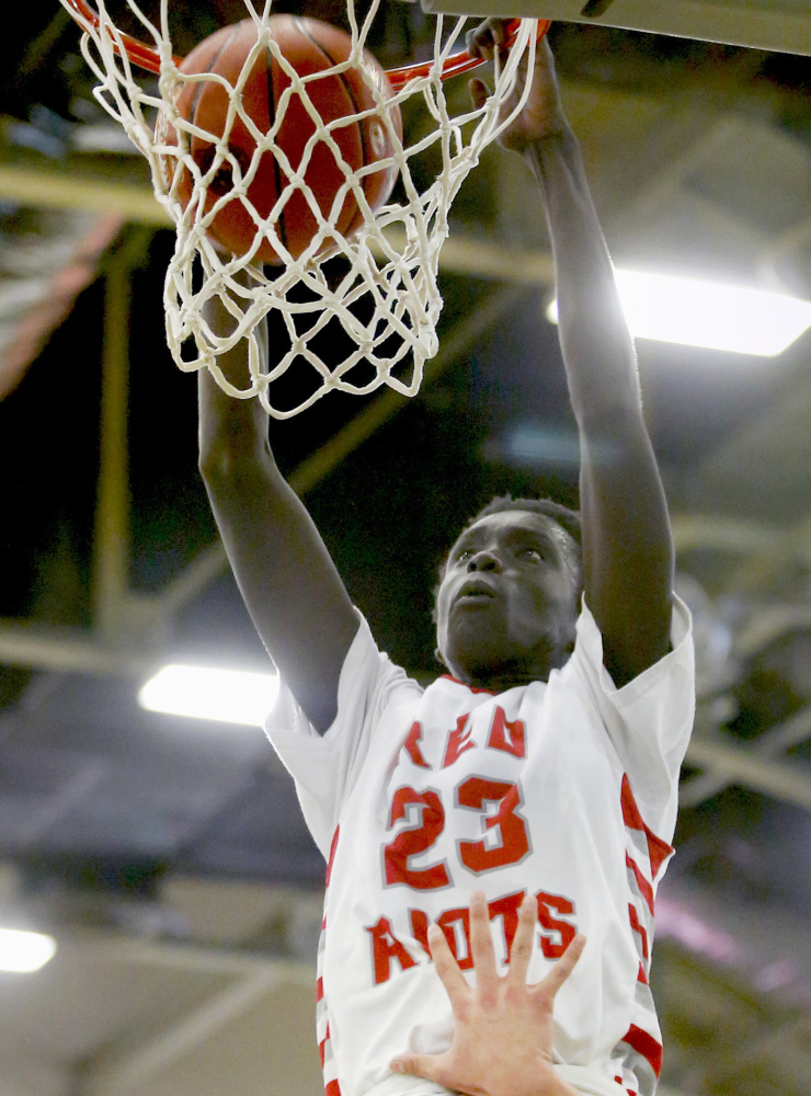 South Portland's Ruay Bol is capable of dominating games, as he showed in last year's Class AA South final.