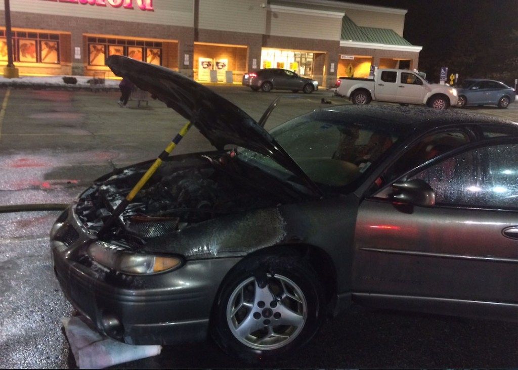 Patrick Mazzillo's car sustained an estimated $1,000 worth of damage but his dogs were rescued.
Photo courtesy of York County Sheriff's Office