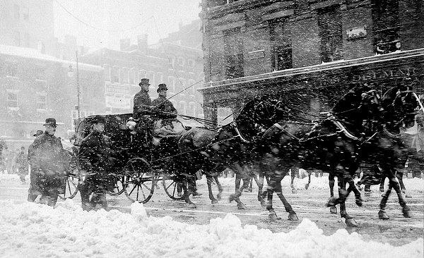 President Elect Taft and Roosevelt March 4th 1909. (Library of Congress)