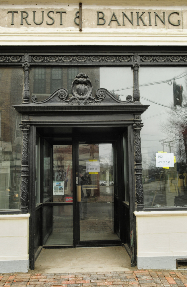 Stelser plans to preserve many of the historic details of the former Gardiner bank, and he hopes to include a take-out window where an ATM used to be.