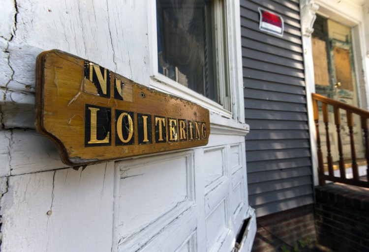 This multifamily building at 31 East Oxford St. in Portland has been deemed a "disorderly" house by the city, and all of the tenants have been evicted because of the landlord's alleged failure to make improvements.