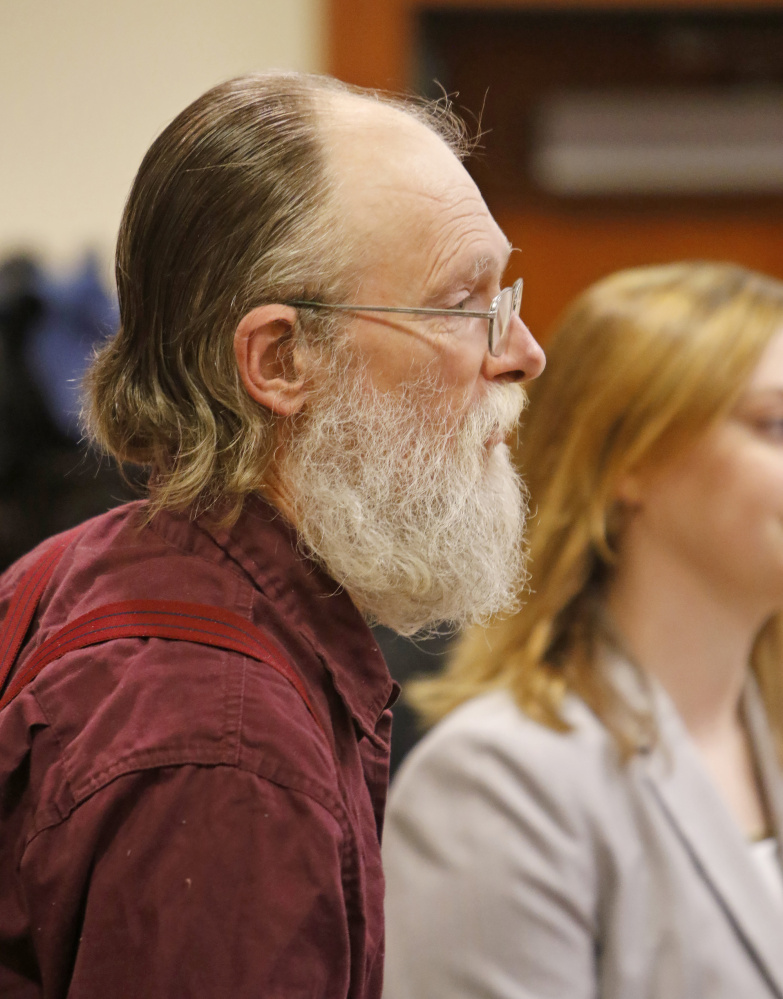 Henry Eichman is arraigned in Cumberland County Superior Court in April.