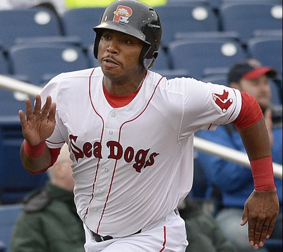 Jeremy Barfield has been one of the best hitters for the Sea Dogs since he was signed out of an independent league in May.