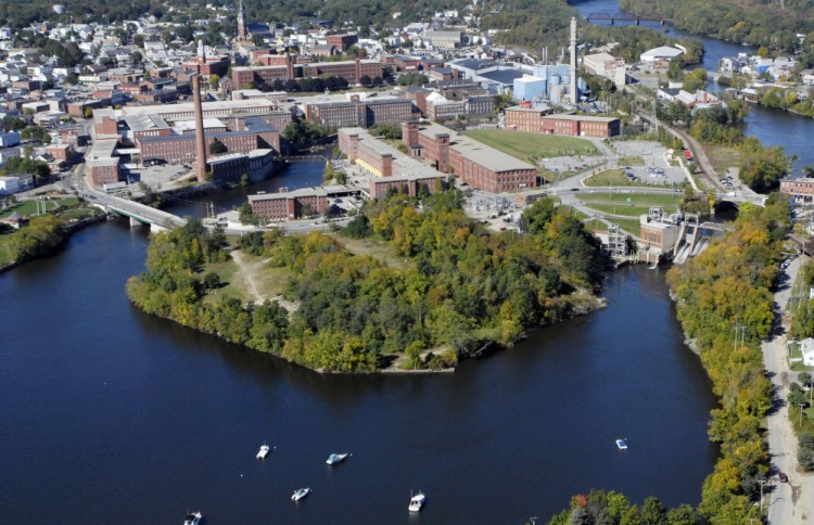 While the west side of Saco Island teems with activity, the 6 acres to the east remain largely undeveloped.