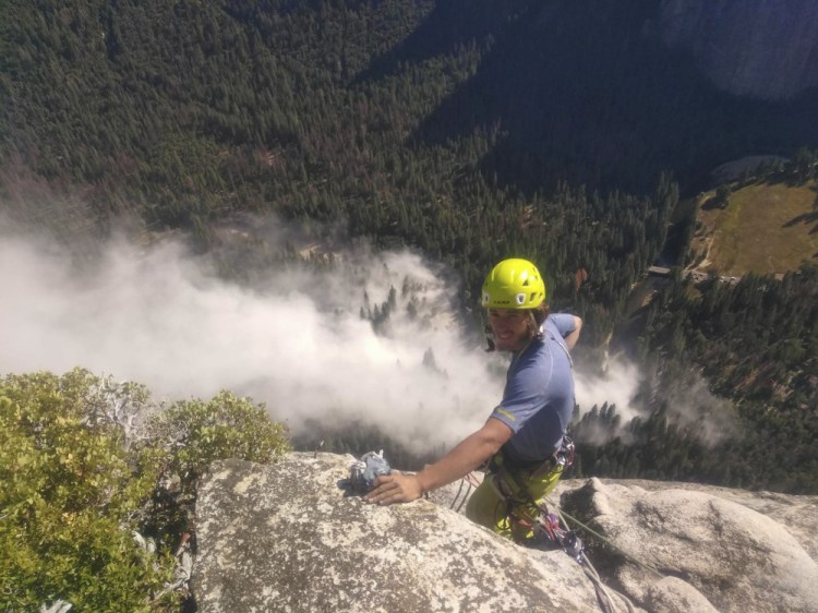 Ryan Sheridan had just reached the top of El Capitan when a rock slide let loose below him on Thursday. 