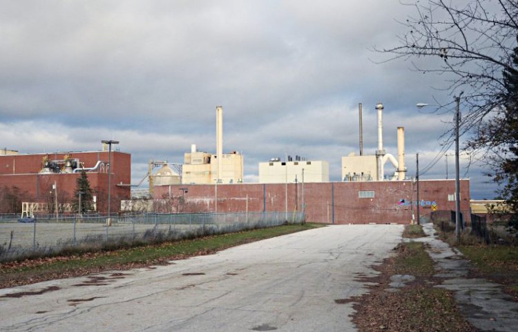 The Old Town mill at the center of a lucrative energy contract with the University of Maine photographed in 2017.