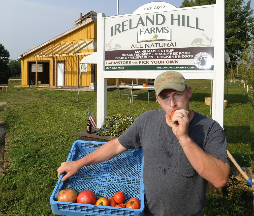 The state Animal Welfare Program has been looking since November into allegations of neglect, loose animals and lack of shelter at Ireland Hill Farms, run by Jerry Ireland, above.