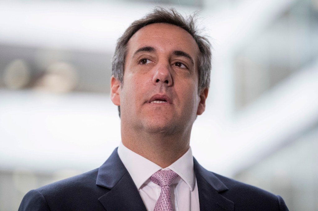 President Trump's personal attorney Michael Cohen appears in front of members of the media after a closed door meeting with the Senate Intelligence Committee on Capitol Hill in Washington in September. Federal agents carrying court-authorized search warrants have seized documents from Cohen according to a statement from Cohen's attorney, Stephen Ryan. He says the search warrants were executed by the office of the U.S. Attorney for Southern District of New York but they are "in part" related to special counsel Robert Mueller's investigation.