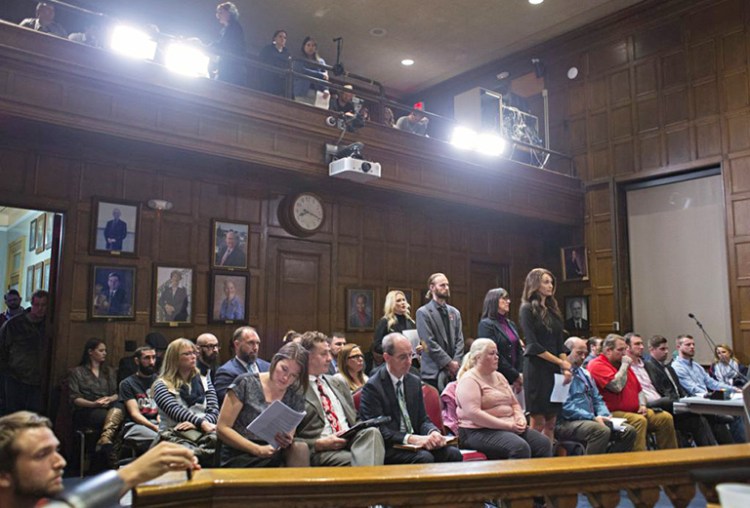 Erica Cole makes a plea to Portland City Council members to stop doing business with concert promoter Alex Gray, who pleaded guilty last fall to a misdemeanor domestic violence assault on Cole, his former girlfriend. 