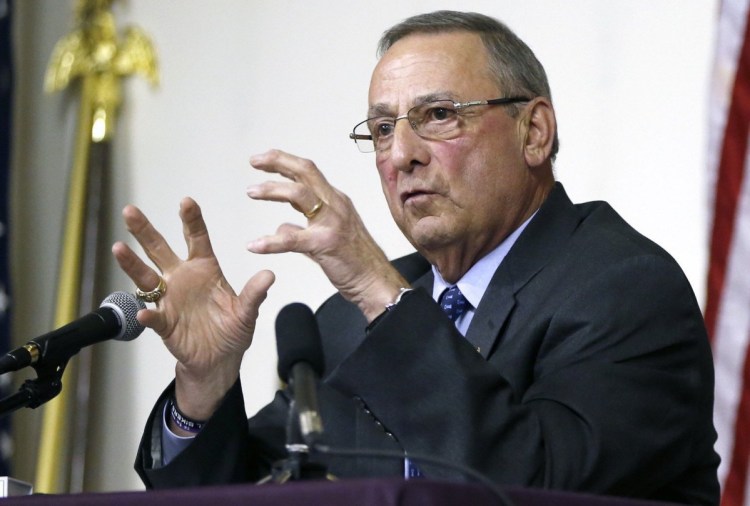 Gov. Paul LePage vetoed 23 bills on Monday.