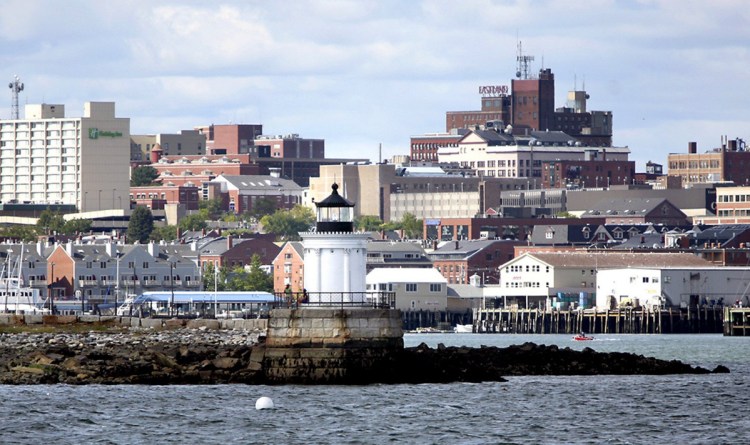 Much of the Old Port west of Franklin Street, including the area above and a stretch of the waterfront to the west, has been designated an opportunity zone.