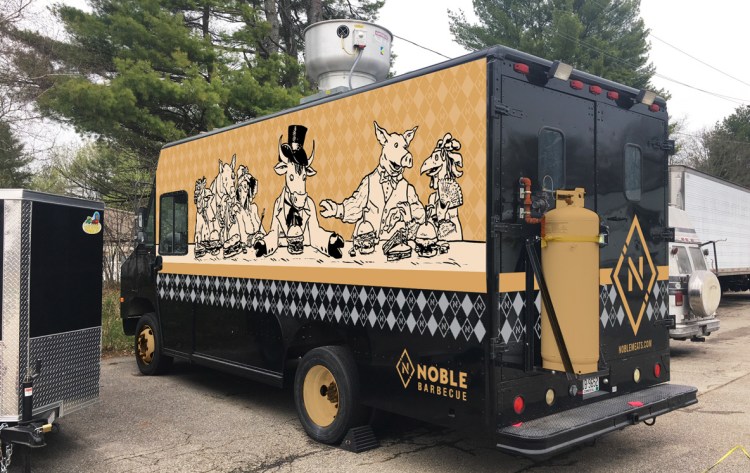 Mondays through Thursdays the Mobile Noble menu features a pork sandwich.