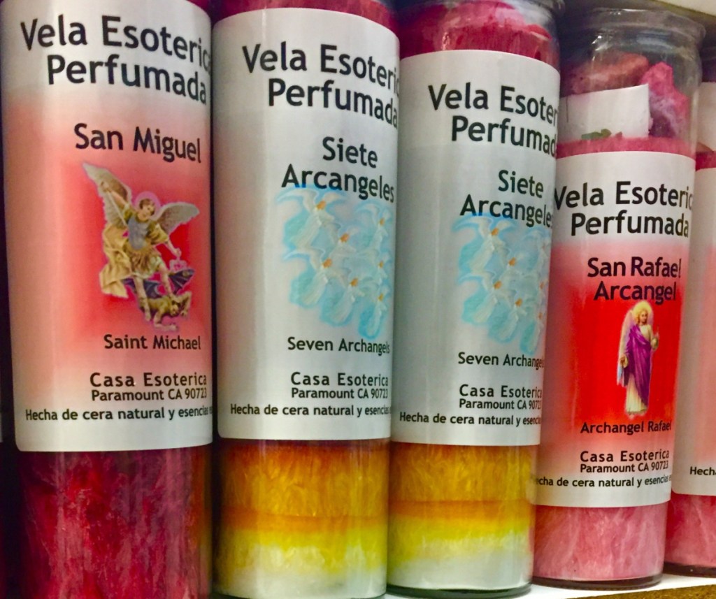 Candles at Botanica Boricua in Arlington, Va., offer comfort to Hispanic Catholics feeling vulnerable because of Trump administration immigration policies.