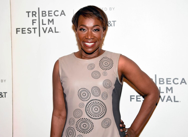 MSNBC host Joy Reid, shown in April, has apologized again for past blog posts, including one that had an image of Sen. John McCain superimposed on the body of a campus killer and another where she urged people to watch a conspiracy film tied to the Sept. 11 terrorist attacks. 