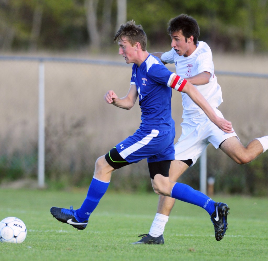 Cole Smith was a four-year starter for Messalonskee's soccer team and was regarded as "another coach on the field" by Coach Tom Sheridan.