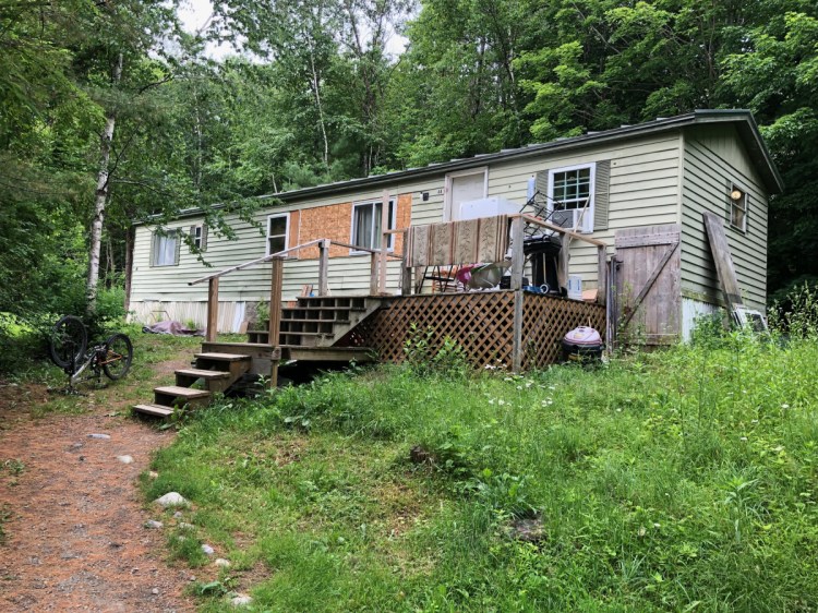 The home at 44 Joyce St., Skowhegan, where police say a man was shot in the head with a pellet gun on Sunday.