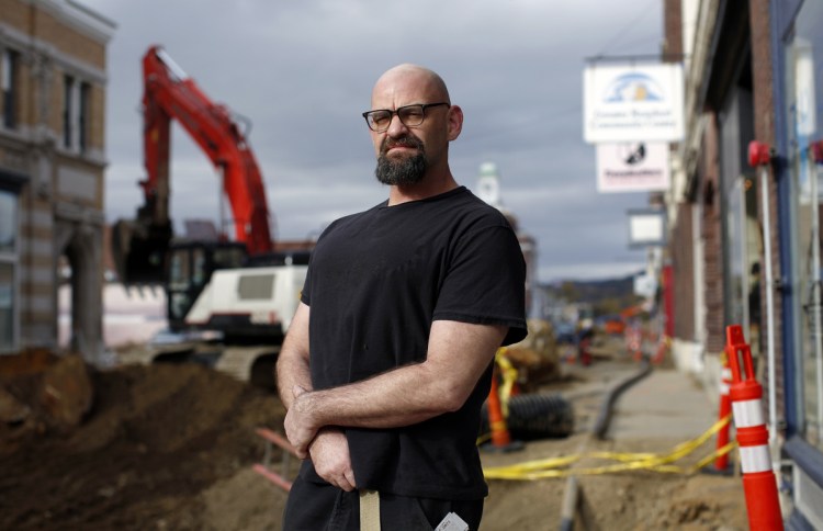 Dawson Walton, a personal trainer at the Greater Rumford Community Center: "I feel like I'd rather be apolitical at the moment. ... The machine is going to do what it's going to do."