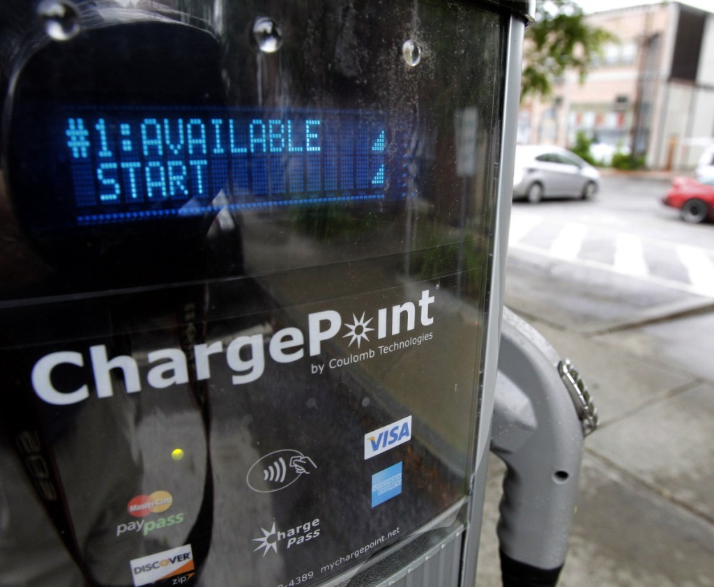 Efficiency Maine has contracted with ChargePoint, a California company, to install and operate seven ultra-fast charging stations for electric vehicles on highways from southern Maine to the Quebec border.