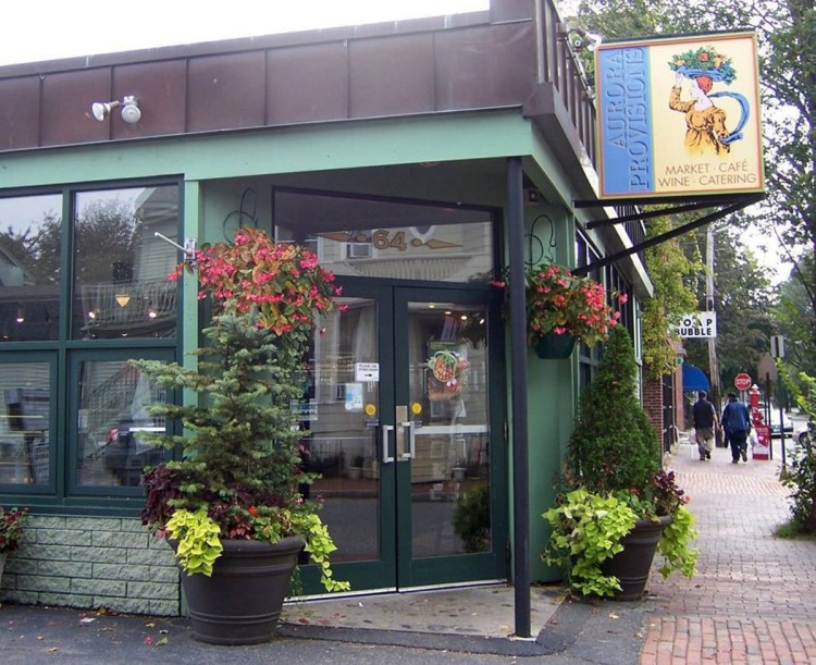 Aurora Provisions in its heyday as a popular gourmet foods retail shop and cafe on Portland's West End. The building has been sold at auction.