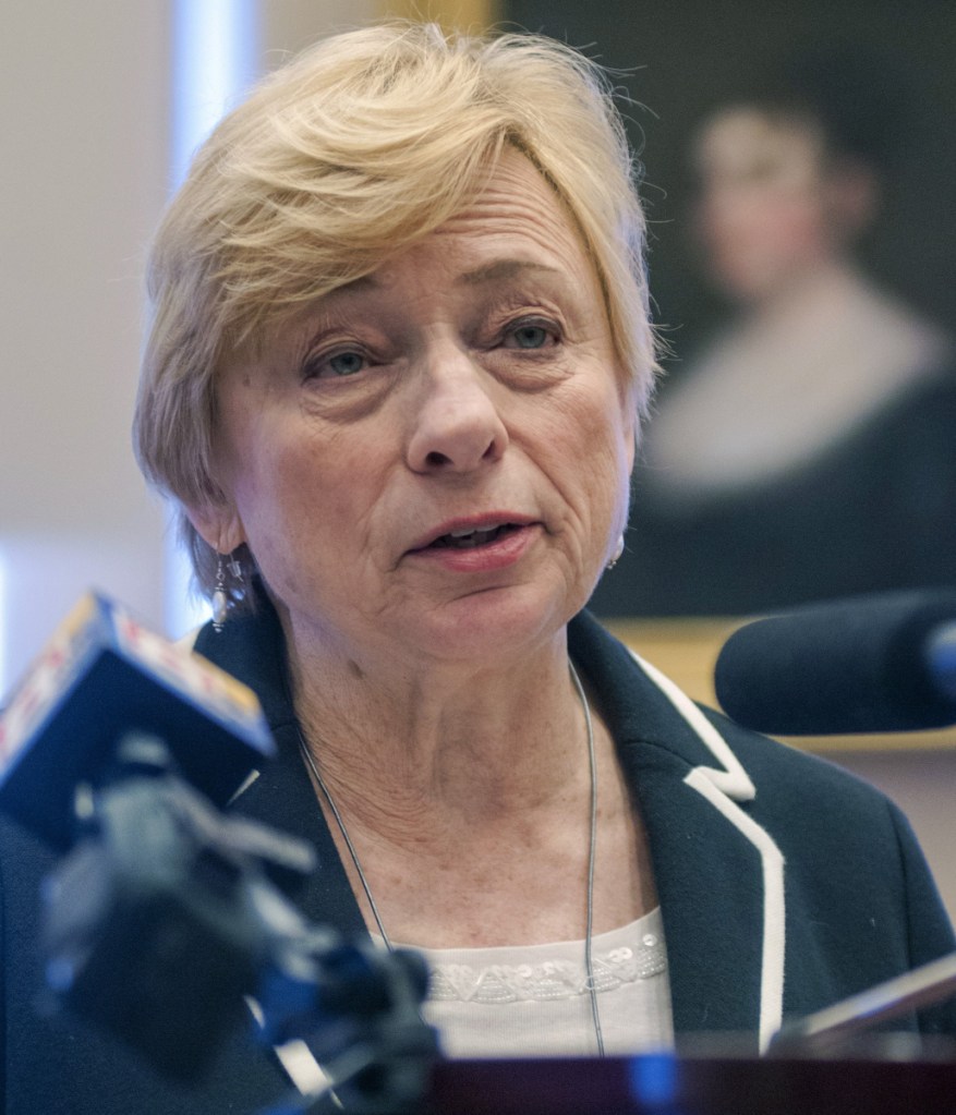 XXx kjasf;dljk ... AUGUSTA, ME - JANUARY 17: Gov. Janet Mills appoints former House Speaker Hannah Pingree to head the Office of Policy Management during news conference on Thursday January 17, 2019 inside the Governor's office in the Maine State House in Augusta. (Staff photo by Joe Phelan/Staff Photographer)