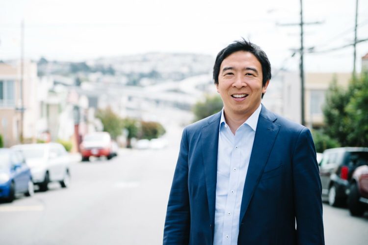 Entrepreneur Andrew Yang is a Democratic candidate for president.