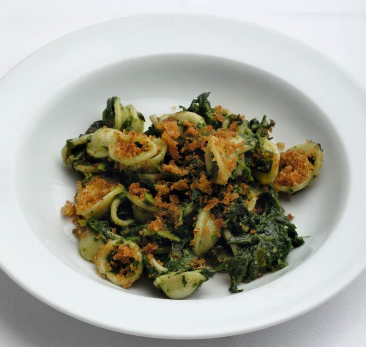 Orecchiette with Broccoli Rabe, Anchovy and Pangrattato 
