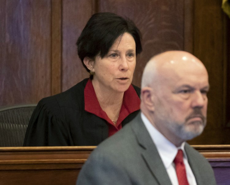 After declaring a mistrial Thursday in Portland, Superior Court Justice Michaela Murphy gave the state's chief medical examiner 30 days to explain why his opinion of key evidence had changed.