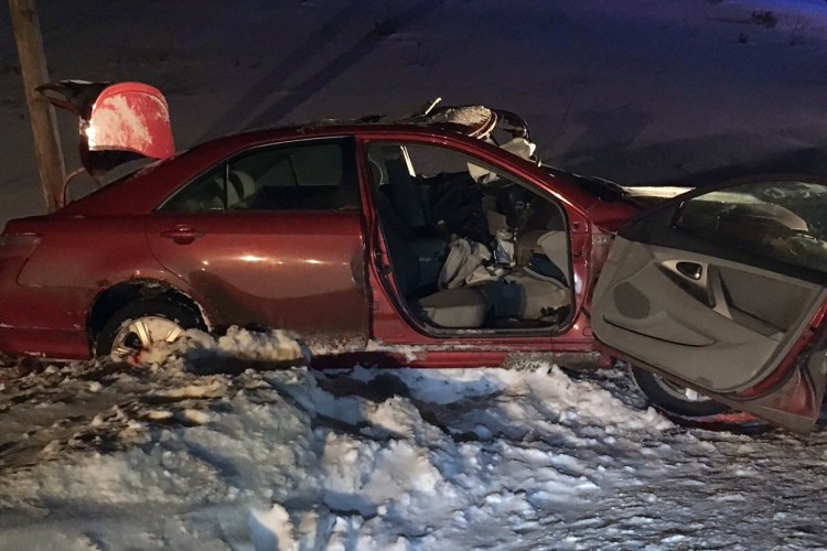 A Harmony man was killed Monday night in a head-on crash in Bingham 1.5 miles north of the state rest area on Route 201. Michael Handy, 46, driving a red Toyota Camry, was pronounced dead at the scene.
