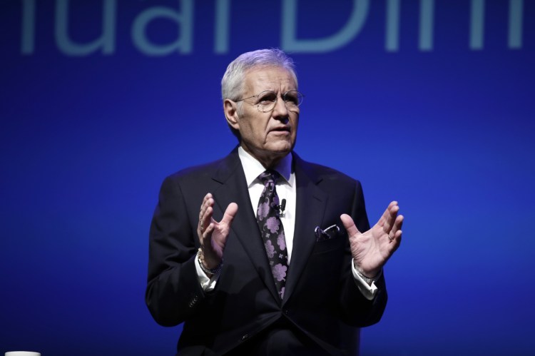 Alex Trebek has hosted almost 8,000 episodes of "Jeopardy."
Associated Press/Matt Rourke