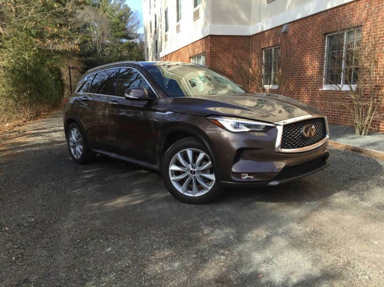 The new Infiniti QX50: "Endowed with the responses and performance that may remind drivers of early G35 Infiniti coupes." Photo by Tim Plouff.