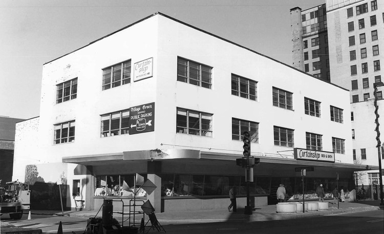 The Curtainshop on Congress St. in Portland, 1976.