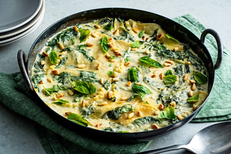 Spinach Skillet Lasagna