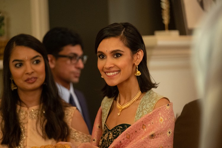 Sophia Ali, center, in "India Sweets and Spices." MUST CREDIT: SK Global Entertainment photo by Eliza Morse