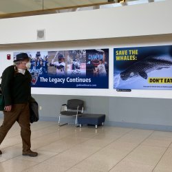 PETA sign at Jetport