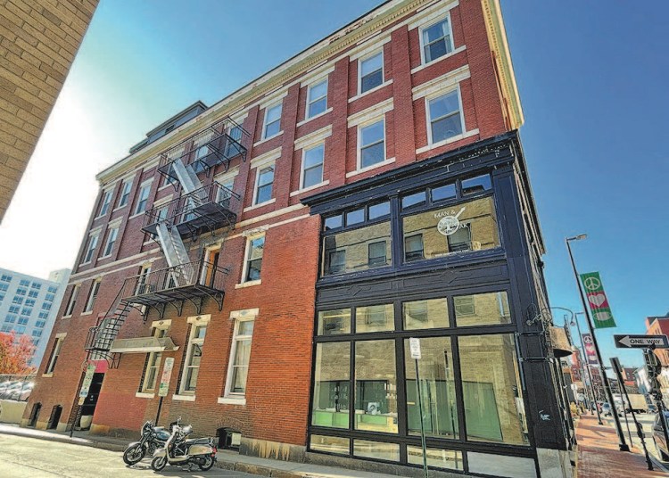 Two units are for sale and/or lease in the Frye Building at 44 Oak Street, including the two-level former Headgames Salon.